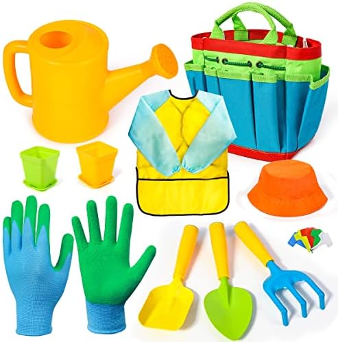 Meland Kids Gardening Tools - Toddler Garden Tools Set - Shovel, ...