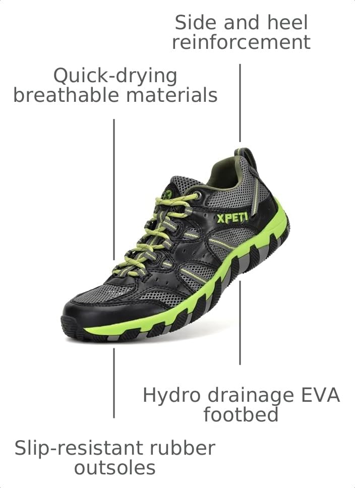 Image of XPETI Men's Akua Water Shoes Breathable Beach Shoes