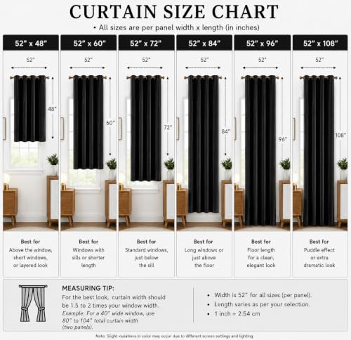 Image of Amazon Brand - Solimo Velvet Curtain Set of 2 (52x96 Inch) Plain Door & Window Curtains for Living Room & Bedroom |75% Light Blocking, Eyelet Curtains for Home Decor in Black Color (4 feet x 8 feet)