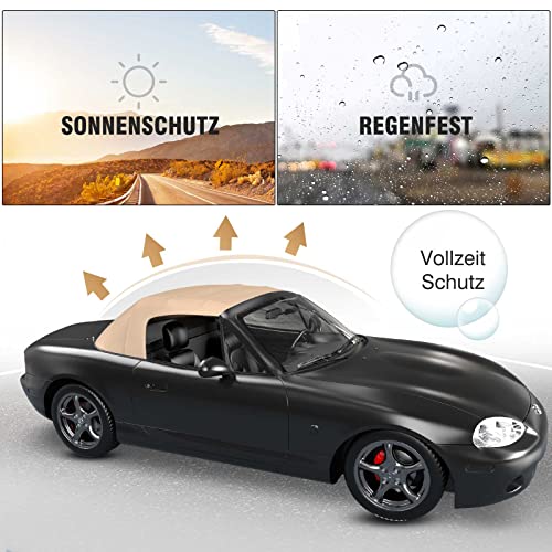 Frankberg Cabrioverdeck Softtop Verdeckbezug Braun für MX-5 I NA MX-5 II NB 1.6L 1.8L 1989-2005 MA1100339902