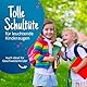 itenga Geschwisterschultüte 35cm Formeln Geschenkverpackung kleine Schultüte für Schüler Studenten passend zum Schulstart Ausbildungsstart oder Studium