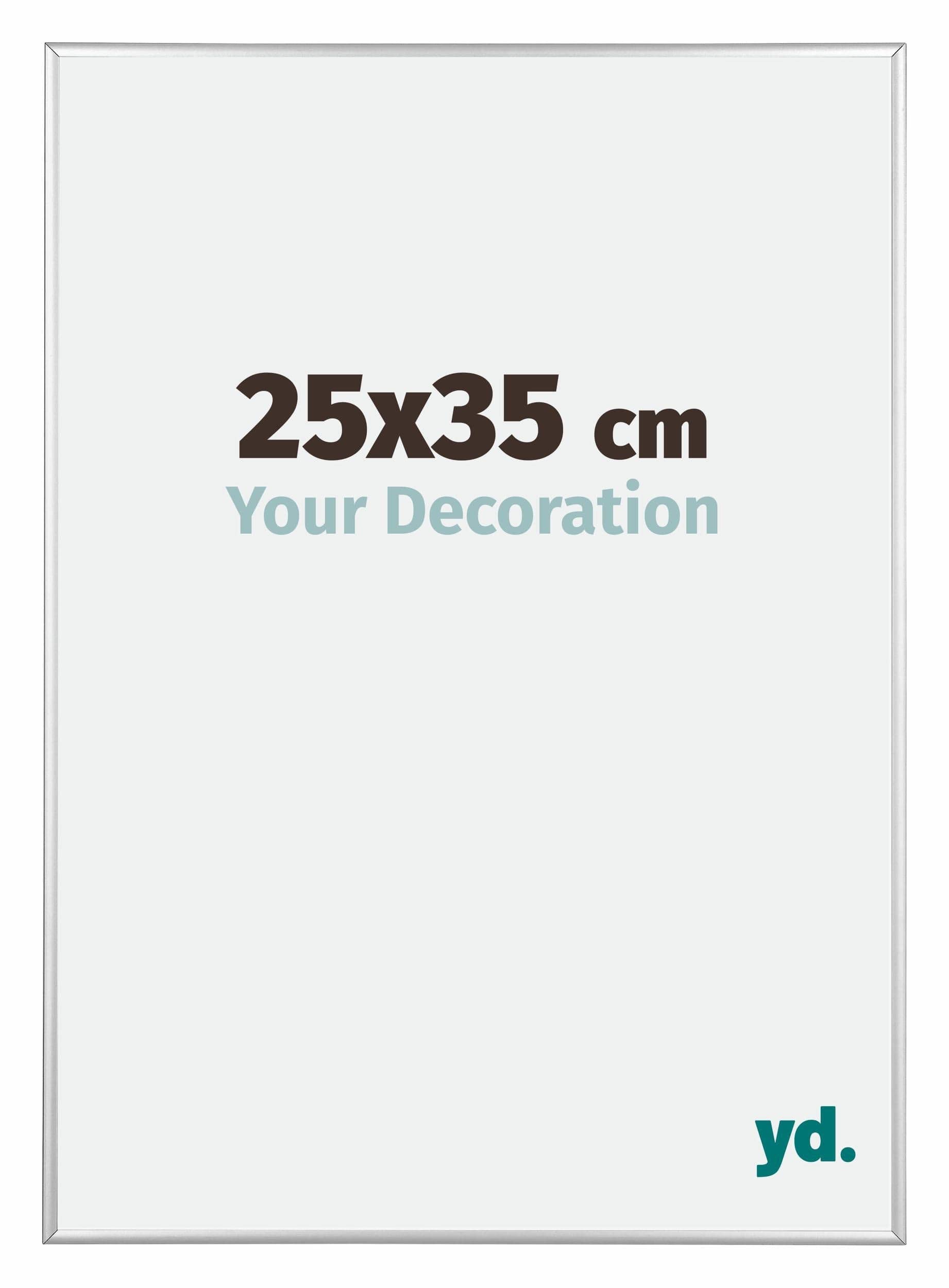 Your Decoration - Picture Frame 25x35 cm - Silver High Gloss - Decorative Wall Frame in Aluminium with Antireflection - Frame 25x35 - Kent โ image 1