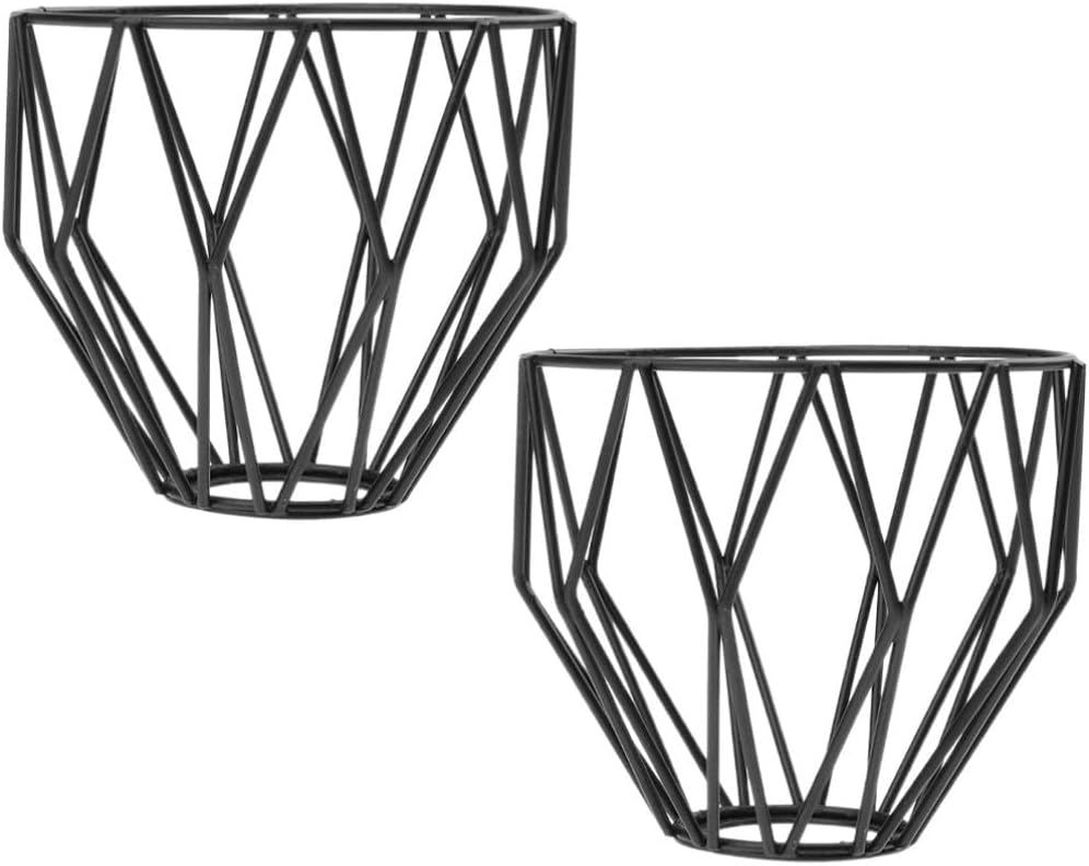 Shades Metal Cage Lampshade Industrial Clamp on Metal Bulb Guard Cage Vintage Ceiling Fan Light Cover for Pendant Light