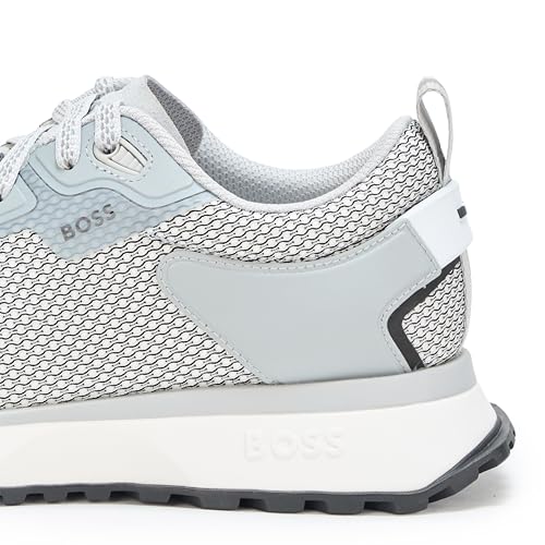 Image of BOSS Men's Big Logo Mesh Mix Lace Up Sneaker
