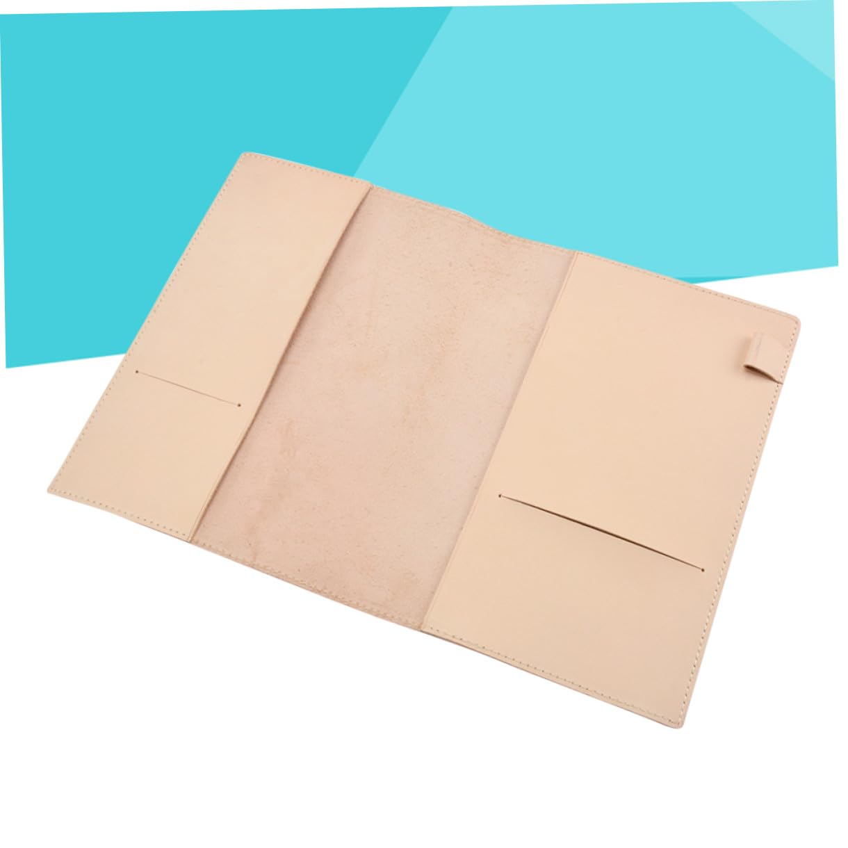 OSALADI de Cuaderno de Piel de Cuero Vegetal Funda Protectora para Notas y Papelería para Oficina y Escuela con y Soporte para Bolígrafo