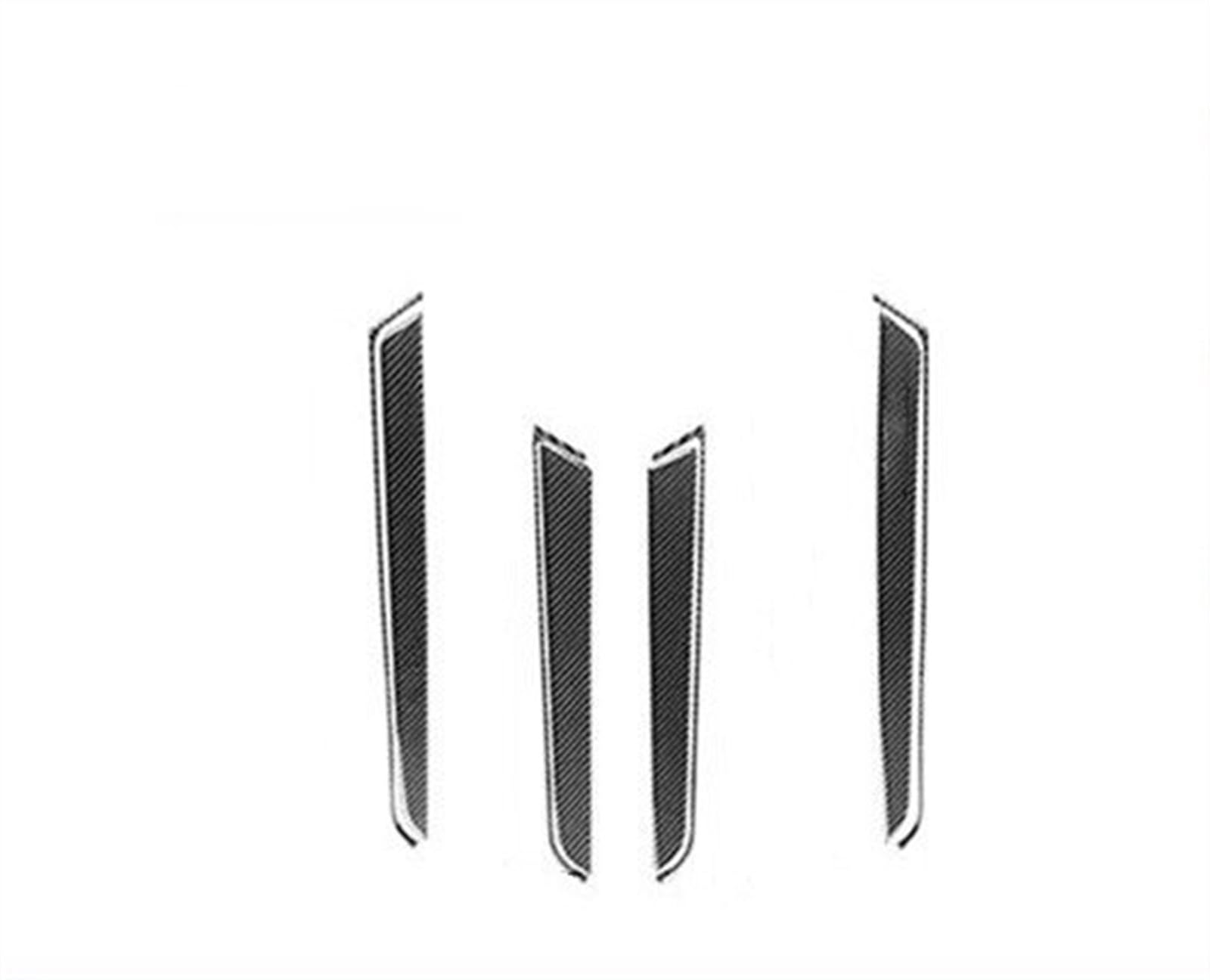 Yeskit B Car Interior Accessories Modification Door Panel Trim Strips Handle Stickers For Audi A6 S6 C6 2005-2011(B)