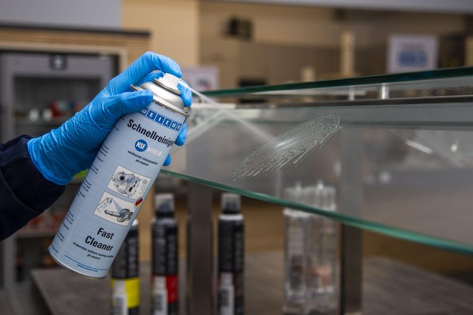 Weicon Nsf Onaylı Hızlı Temizleyici Yağ Sökücü Sprey | 500 ml | Hassas Alanlar İçin Temizlik Spreyi, Renksiz