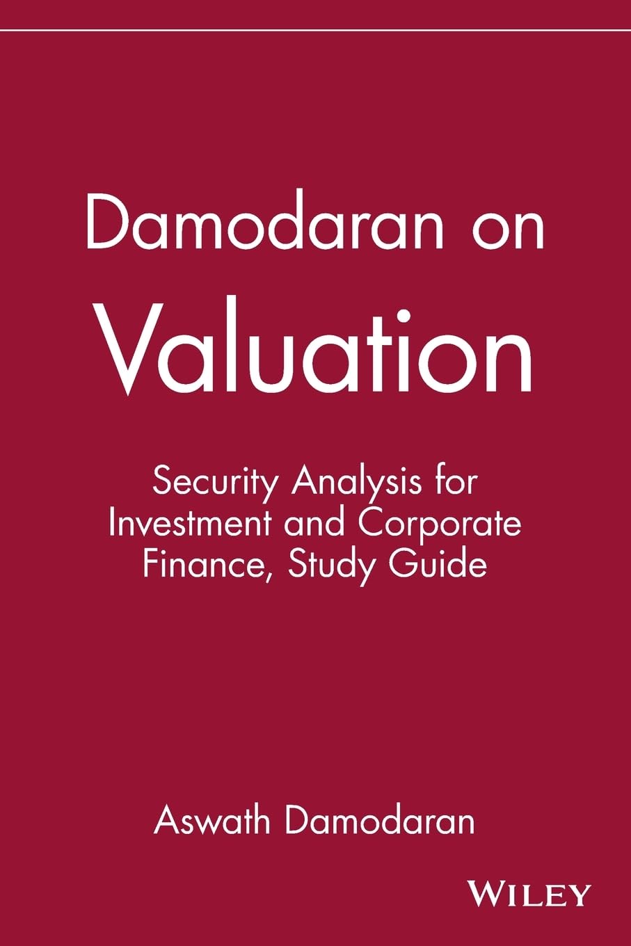 Damodaran On Valuation – Security Analysis for Investment & Corporate Finance S…