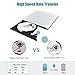 VersionTECH. Latest USB3.0 Ultra Slim Portable DVD Rewriter Burner,External DVD Drive Optical Drive CD+/-RW DVD +/-RW Superdrive for Apple Mac MacBook Pro and Laptop