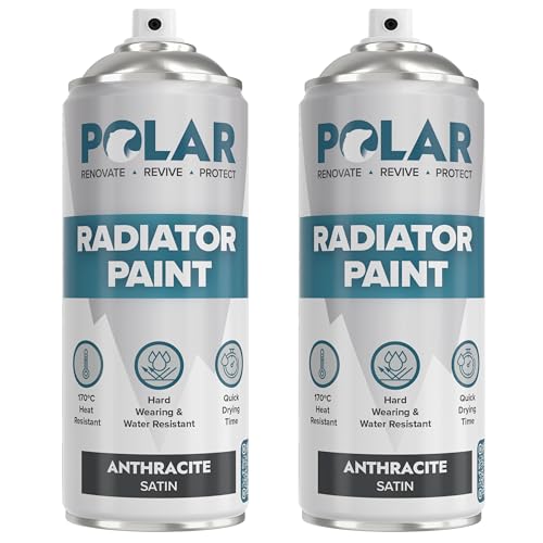 Polar Radiator Spray Paint, Anthracite, 400ml