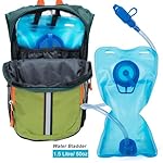 Ivygreen Kids Hydration Backpack, Hiking Backpack for Boys or Girls with 1.5L Water Bladder - Image 4