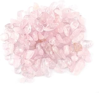 Pedra caída natural, cascalho de tanque de peixes de cristal de desmagnetização esmagado chips de quartzo claro turmalina pó branco amarelo fluorita ametista cinco cores para pedra crua rosa peças de cristal trituradas decoração de casa(
