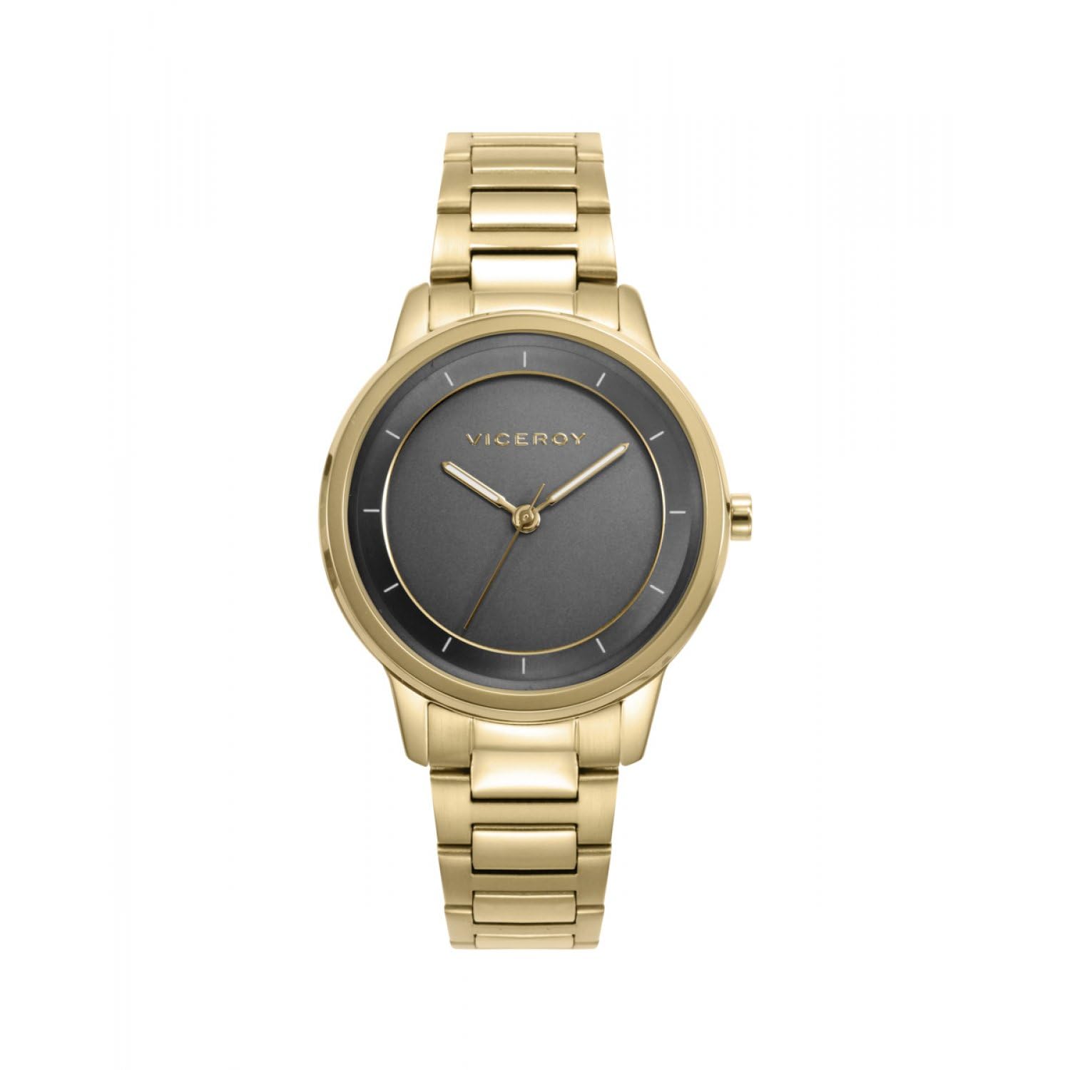 ViceroyReloj Mujer Dorado Esfera Negra 401230-16