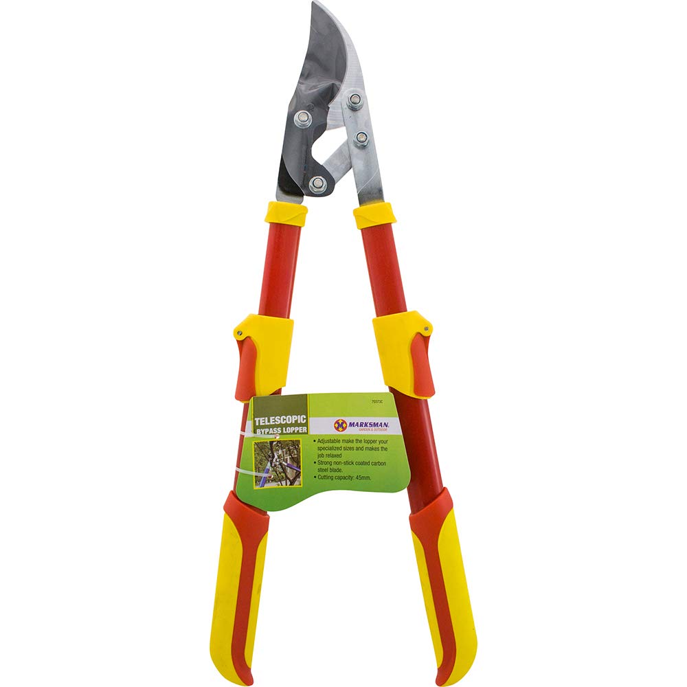 BARGAINSGALORE TELESCOPIC LONG HANDLE LOPPER EXTEND GARDEN TREE BRANCH BYPASS PRUNER CUTTER