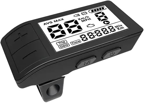 APT 500S-U LCD Display Meter 36V/48V USB Power Speedometer for Electric Bike Control Panel with Waterproof 5-pin Male Connector
