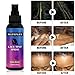 Mateplex Lace Tint Spray for Wigs Tinted Melting Spray for Lace Grids Quick Drying Wig Knot Concealer 3.38 oz (100ml, Golden Brown)