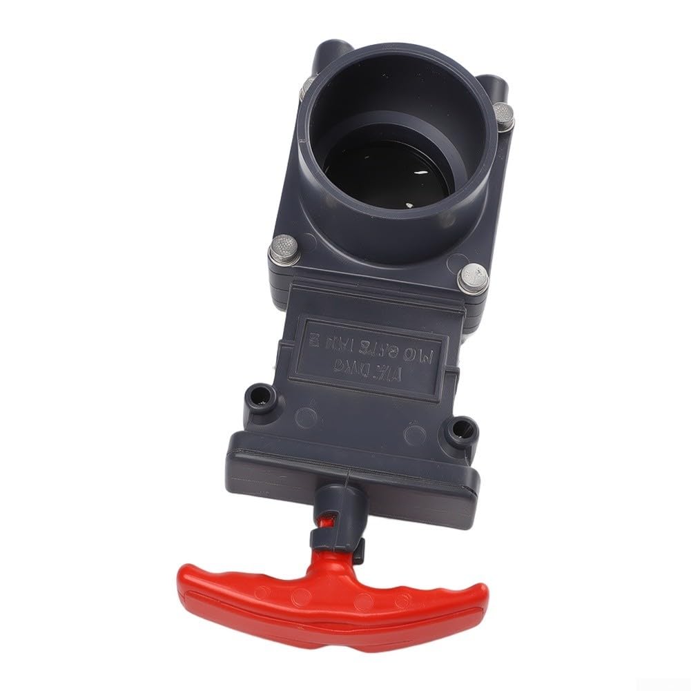 Válvula de desagüe RV negra DN25 con montaje rápido de 4 bayonetas para camping