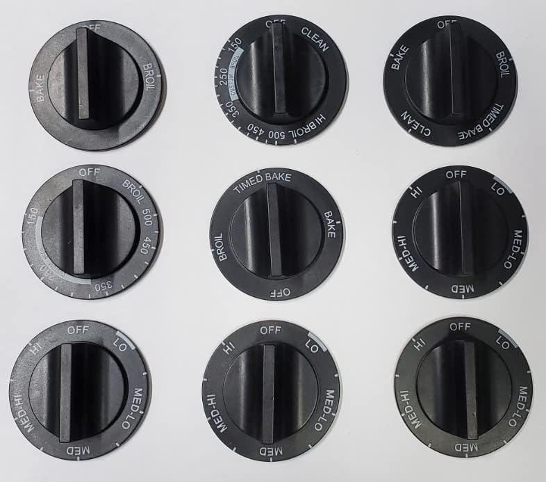 814362 fit for Whirlpool Electric Range Burner Oven Knobs AP3139541 PS389194