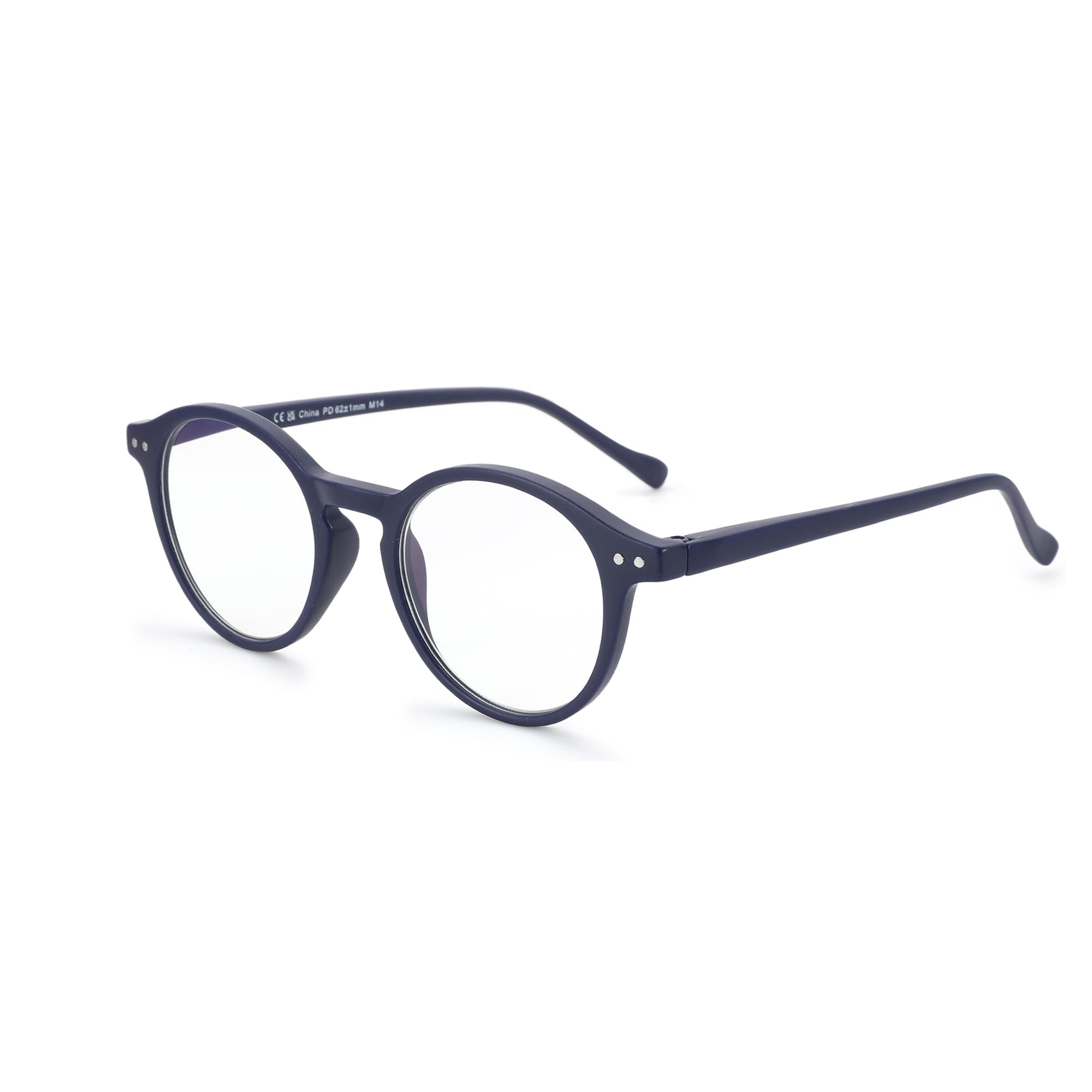 ZENOTTIC Occhiali da Lettura Presbiopia Anti Luce Blu con Lenti Antiriflesso Uomo e Donna Leggero Telaio Rotondo Vintage Occhiali0.0 1.0 1.5 2.0 2.5 3.0 3.5