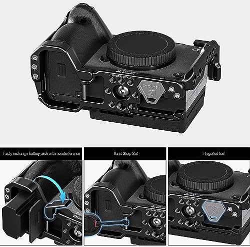 Image of Leofoto FX3 Camera Cage, for Sony FX3 /FX30, Removable NATO Rail