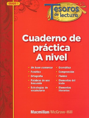 Cuaderno de practica, A nivel, grado 1 (ELEMENTARY READING TREASURES) (Spanish Edition)