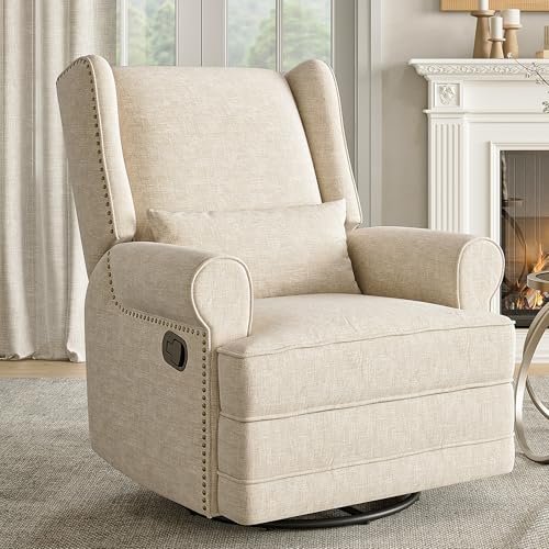 RoyalCraft Swivel Recliner Chair Beige