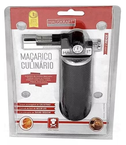 Maçarico Culinário Regulável Gourmet Profissional Haüskraft