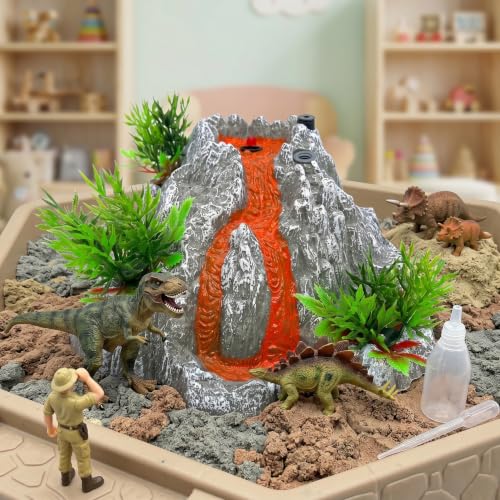 Kit de ciencia volcánica para niños con experimentos STEM y luces 2