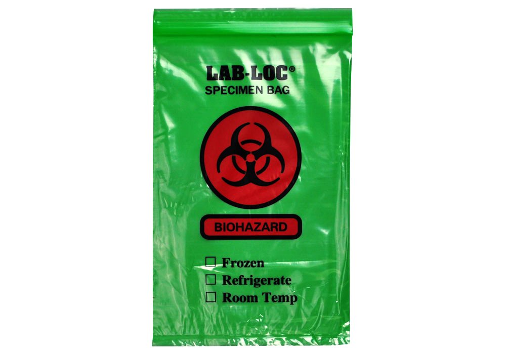 Elkay plásticos lab20609gr 2 Mil tinte Reclosable 3-wall espécimen transferencia bolsa, 6 "x 9, claro (caja de 1000)