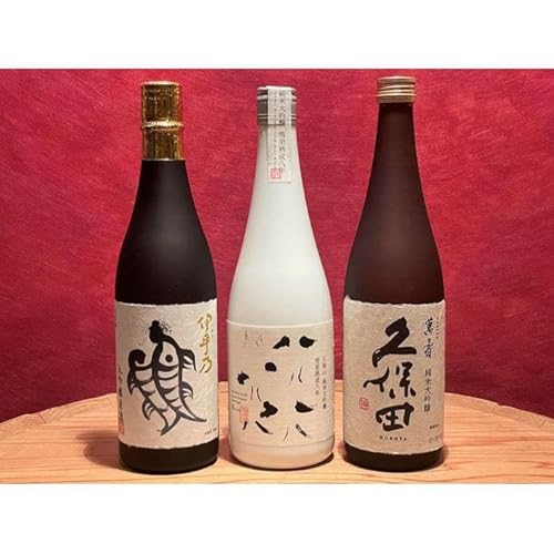 [定期便]新潟の高級酒飲み比べセット2(720ml×3本)