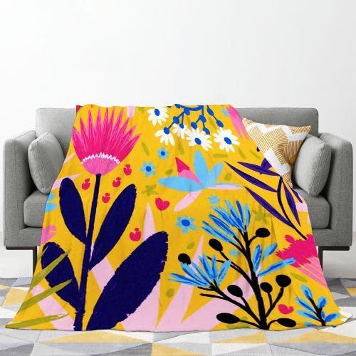 Manta Polar 220 x 240 Estampado Colorido, Mantas para Cama 105 de Franela Cálida y Cómoda para Niños y Adultos, Mantitas para Sofá Reversible para Cubre Sofa Colchas, Fácil de cuidar f976