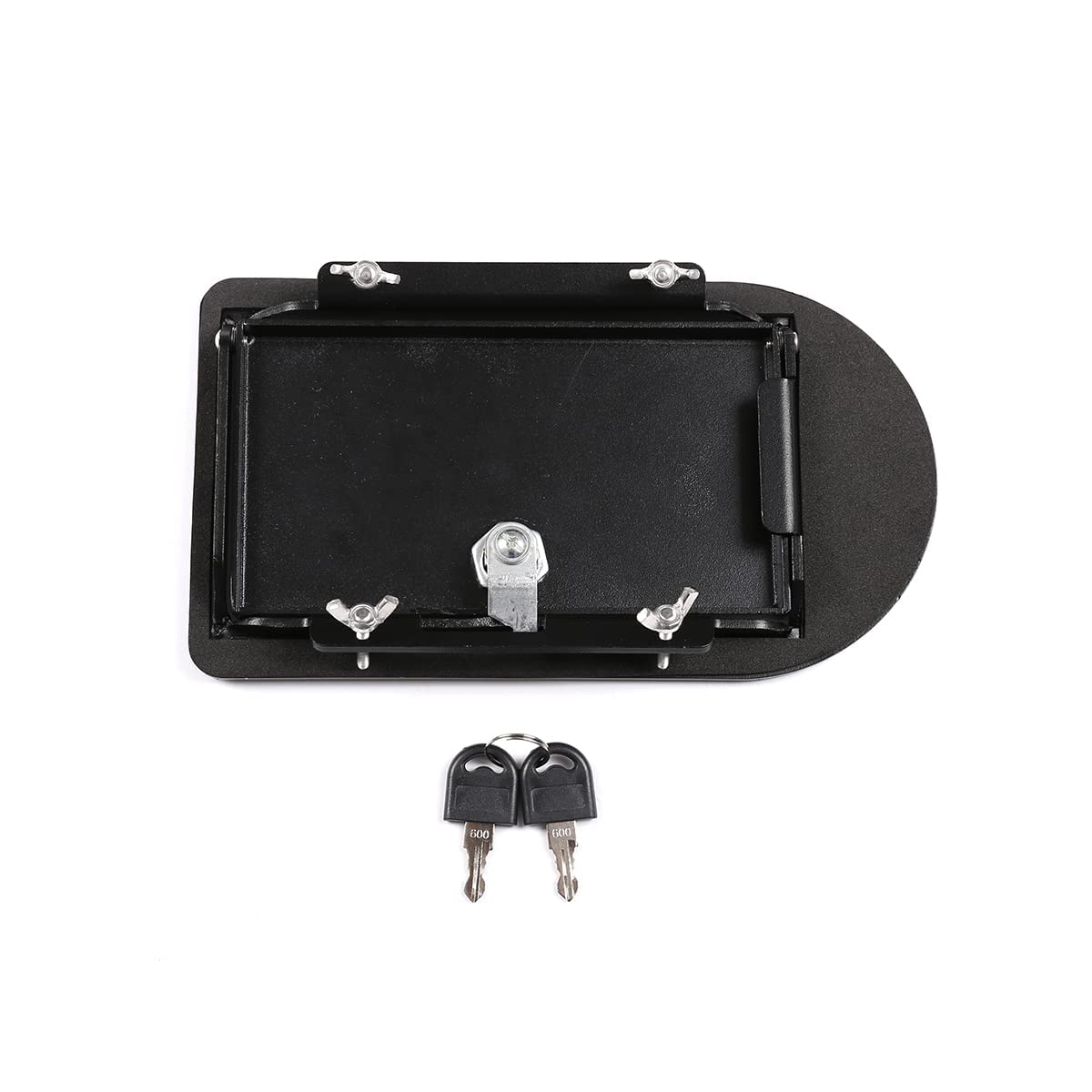 Bouchon de réservoir de carburant de voiture couvercle de réservoir de carburant verrouillable pour Land Rover Defender 90 110 130 20042019 alliage d'aluminium accessoires extérieurs noir