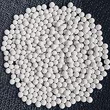 Tonmp 3 LBS 10 mm Diam Round Ceramic Beads Rock Tumbler Media Tumbling Ball Rock Tumbling Ceramic Filler Media for All Type Tumblers (3 Pounds)