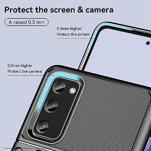 Image of amazon basics Shockproof Mobile Cover for Samsung Galaxy S20 FE 5G / 4G (360 Degree Protection | Protective Design | Anti-Scratch Tough Slim TPU Case), Black