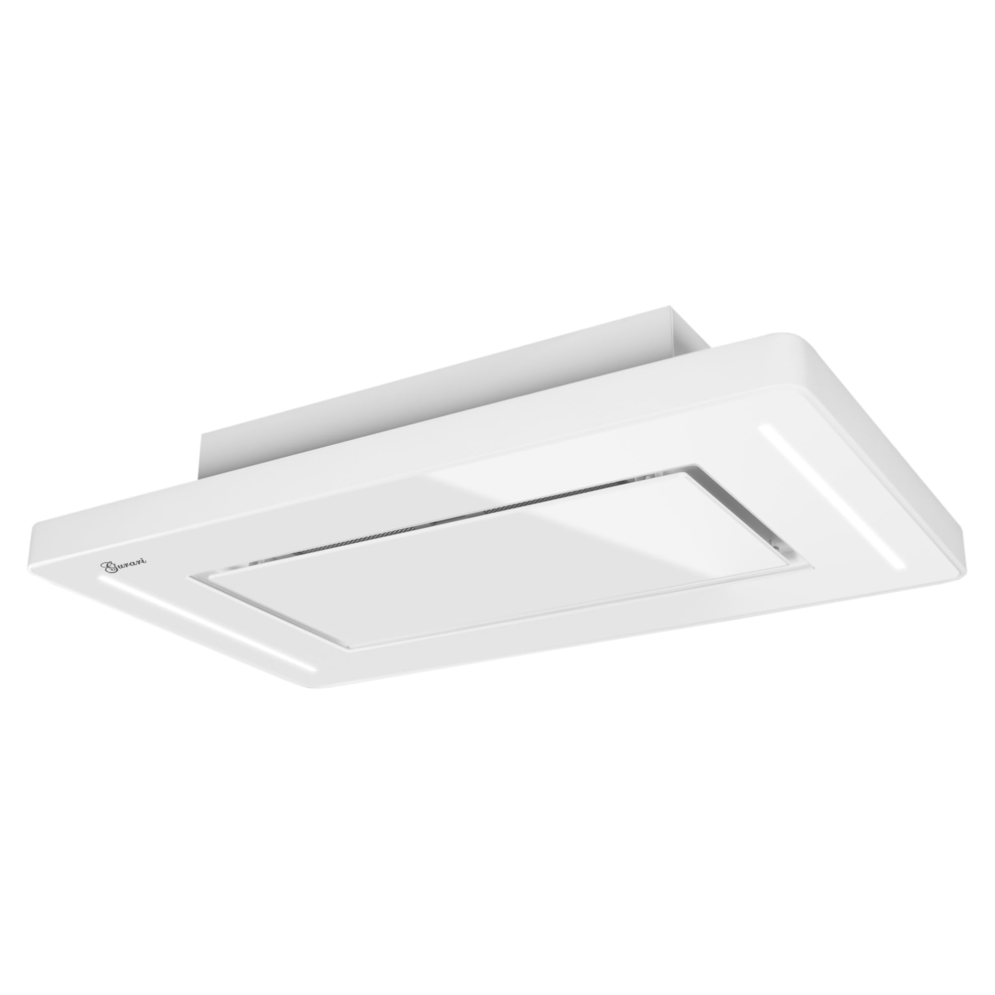 Gurari GCH 790 WH Diamond Deckenhaube Umluft Dunstabzugshaube 90 cm 850m³/ h Weiß-Design