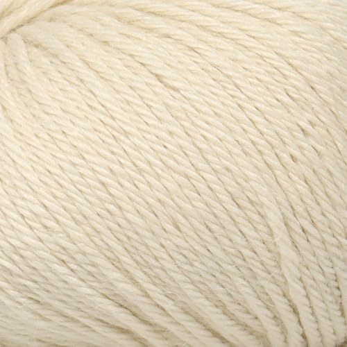 100% Baby Alpaca Yarn Wool Set of 3 Skeins (150 Grams) DK Weight - Made in Peru - Heavenly Soft and Perfect for Knitting and Crocheting (Ivory, DK) - Thumbnail 5