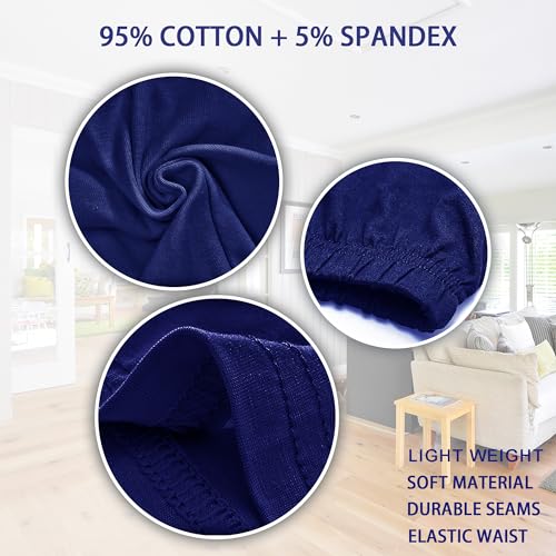 Girls' Leggings Ultra-Soft Breathable Comfy Leggings Elastic Waistband, Ankle Length Footless 5-Pack4