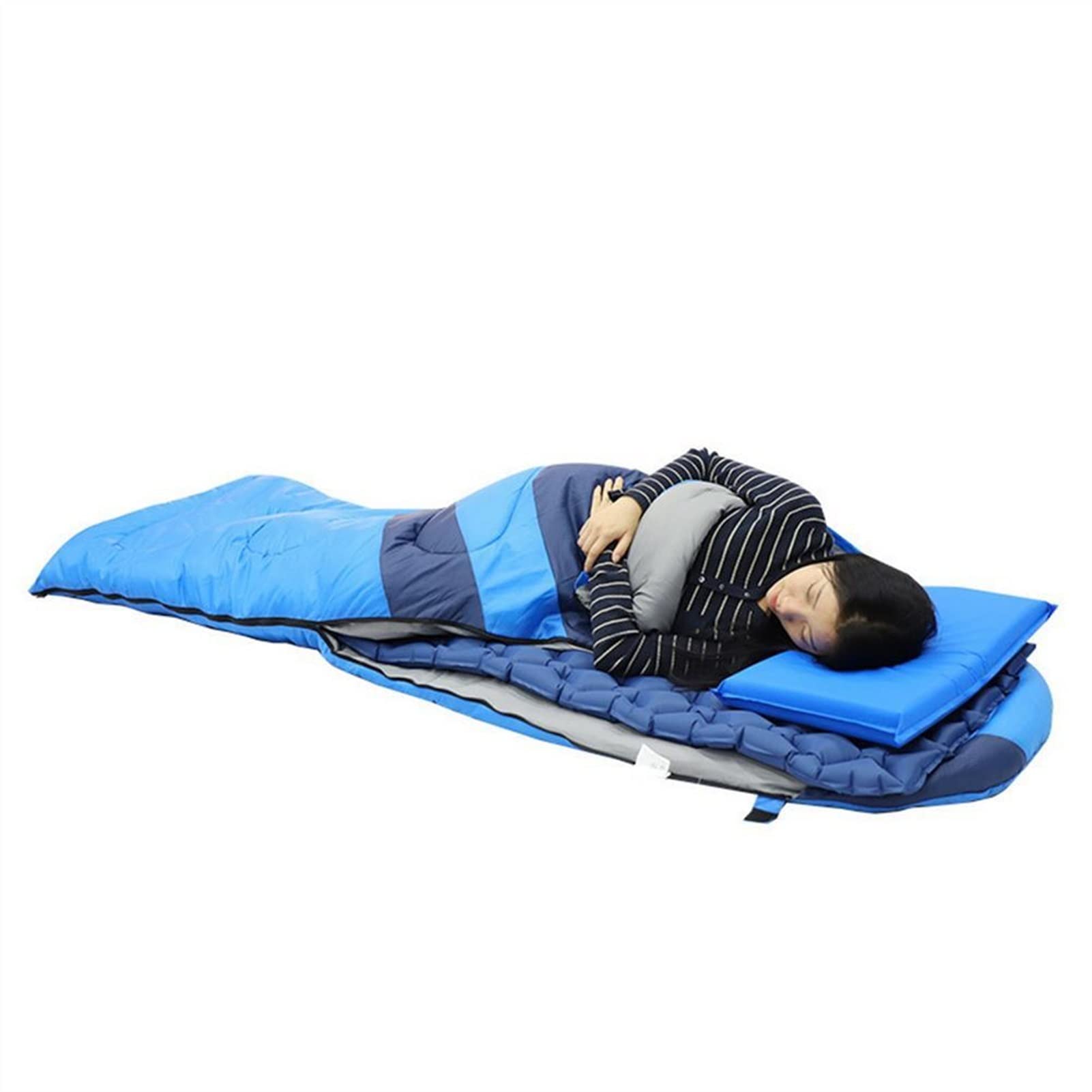 Materassino Gonfiabile per Esterni Tappetino da Campeggio Ultraleggero Cuscino da Spiaggia per Escursionismo Tappetino per Dormire Portatile Cuscino Impermeabile a Prova di Umidità (Color : V Shaped