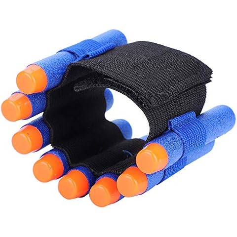 VGEBY Bullet Storage Strap, Soft Bullet Wrist Band Dart Storage Holder Ammo Storage Wrist Belt Other Children's Outdoor Toys Cover