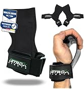 Fitgriff® Straps + Polsini per Palestra (1 Set) - Polsiere Gym e Fasce