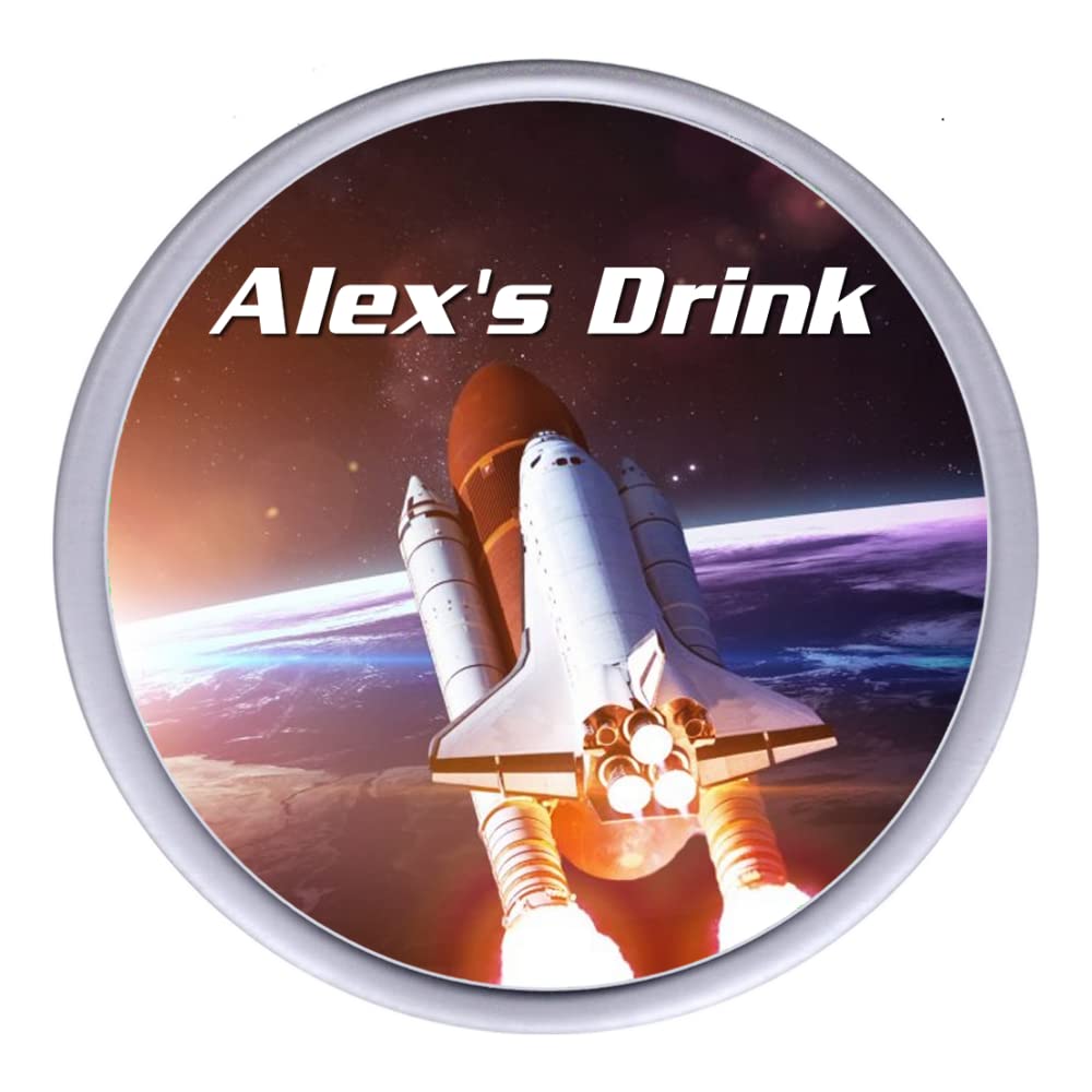 Key Expressions Personalised Space Shuttle And Space Rocket Acrylic Drinks Coaster
