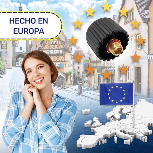 Tapon de Válvula para Polti Vaporella o para Polti Vaporeta con Rosca Macho de 3/8" y Ajuste 4,5 Bar - Completo con Junta - FABRICADO EN ITALIA - Garantía de 10 Años - MONTERAL - imagen 5