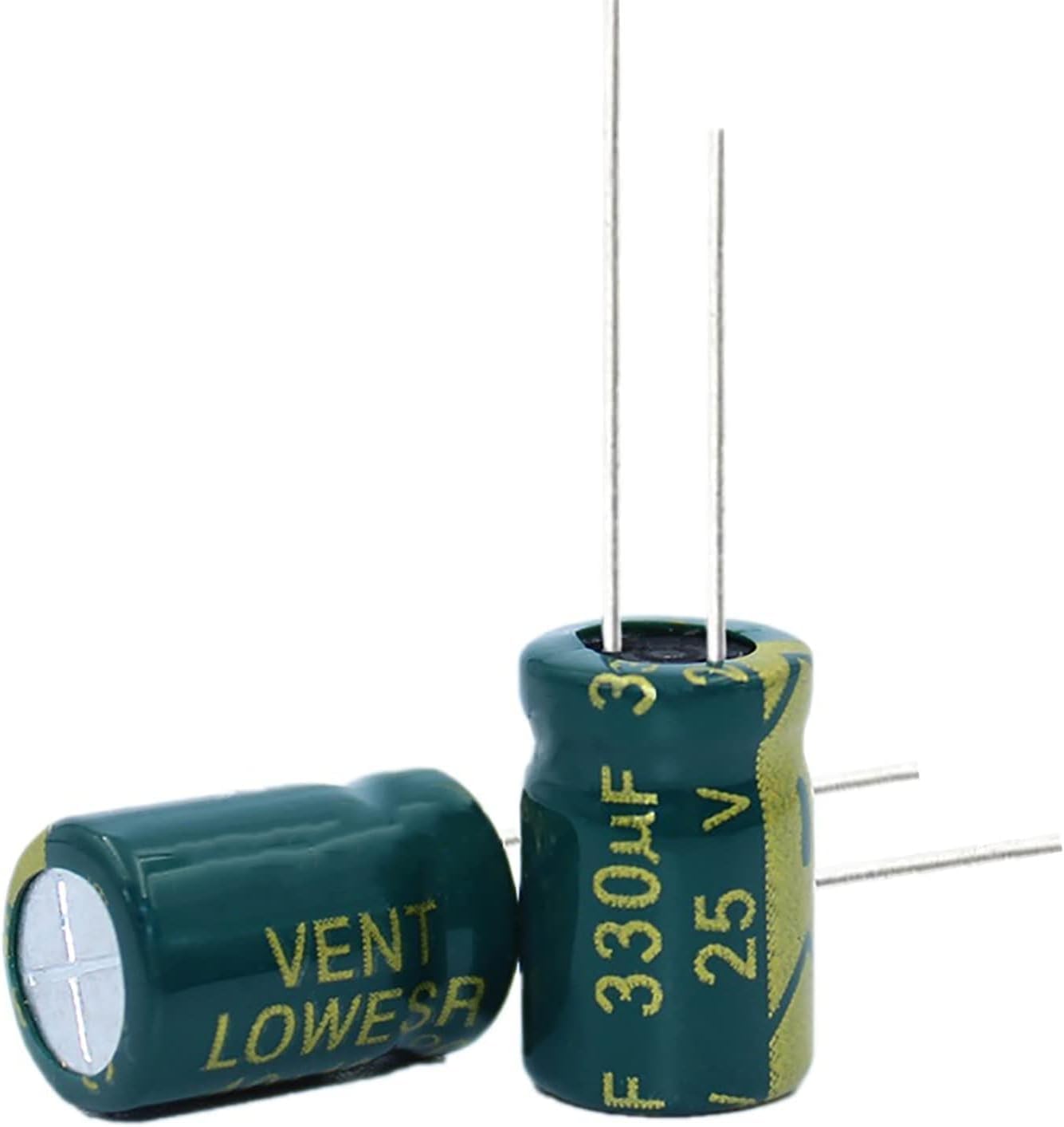 電解コンデンサ、 25v 330uf 8x12mm 高周波、低ESR、低抵抗 (色 : 200個) (Color : 1000Pcs -  WWW.PREMIERCO-OP.COM