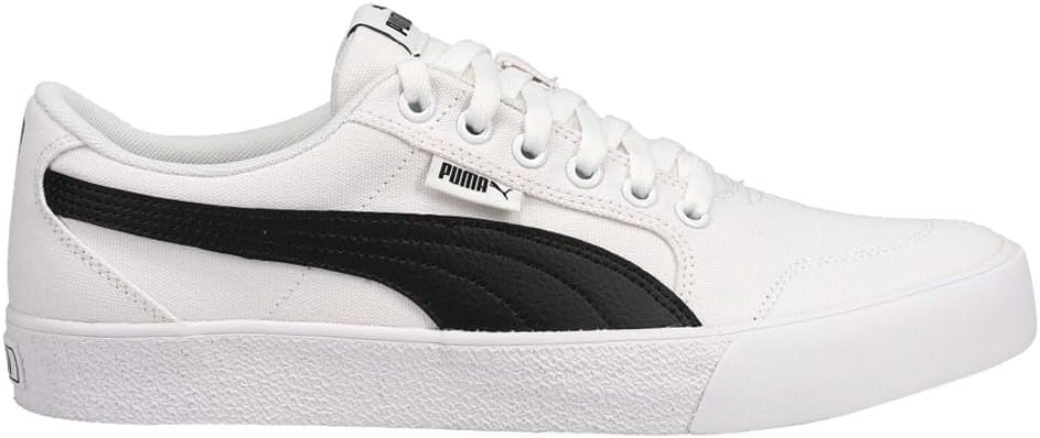PUMA Mens C Skate Lace Up Sneakers Shoes Casual - White