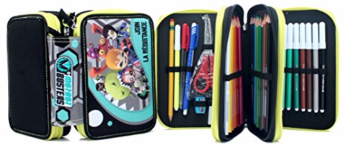 Estuche 3 Zip Mutant Busters