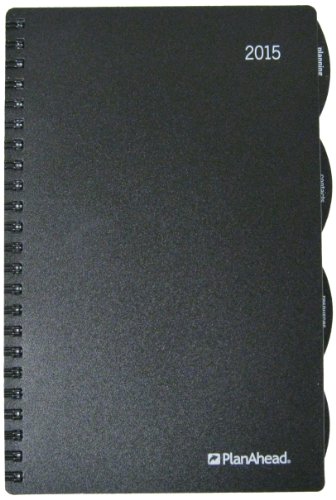 Plan Ahead Medium Home/Office 18 Month Planner, July 2014 - December 2015, Assorted Colors, Color May Vary (85961)