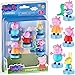 Peppa Pig Confezione da 5 Figure Con timbratore Mess-Free | Peppa Pig Toppers per torte di Compleanno, decorazioni, bomboniere | Trova Tutti i personaggi e i veicoli | da P.M.I.