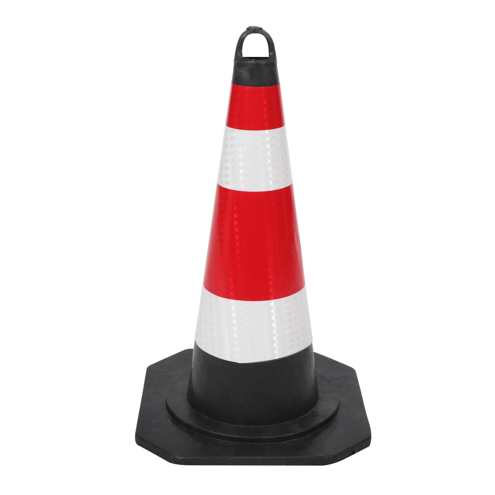 Cônes de visibilité de 45 cm pour sécuriser un parking extérieur