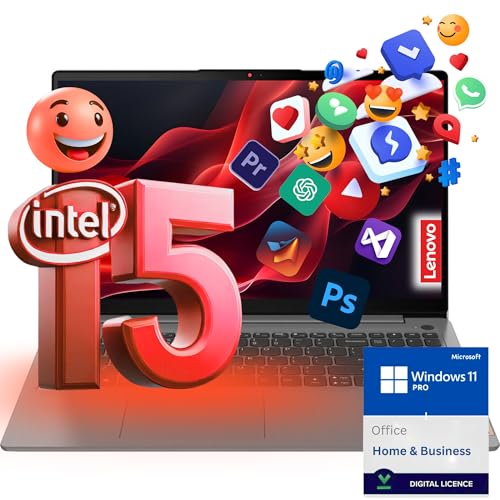 Lenovo Intel 10-Core i5 High-Performing Laptop for Moderate...