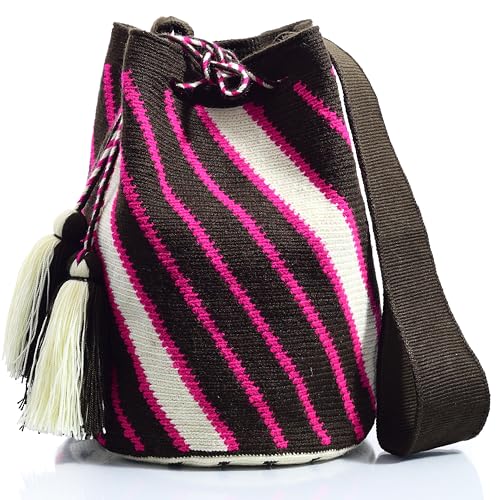 Image of WYOU Designer Collection Wayuu Hand-Crochet Woven Bag - Boho Crossbody, Colorful Purses for Women